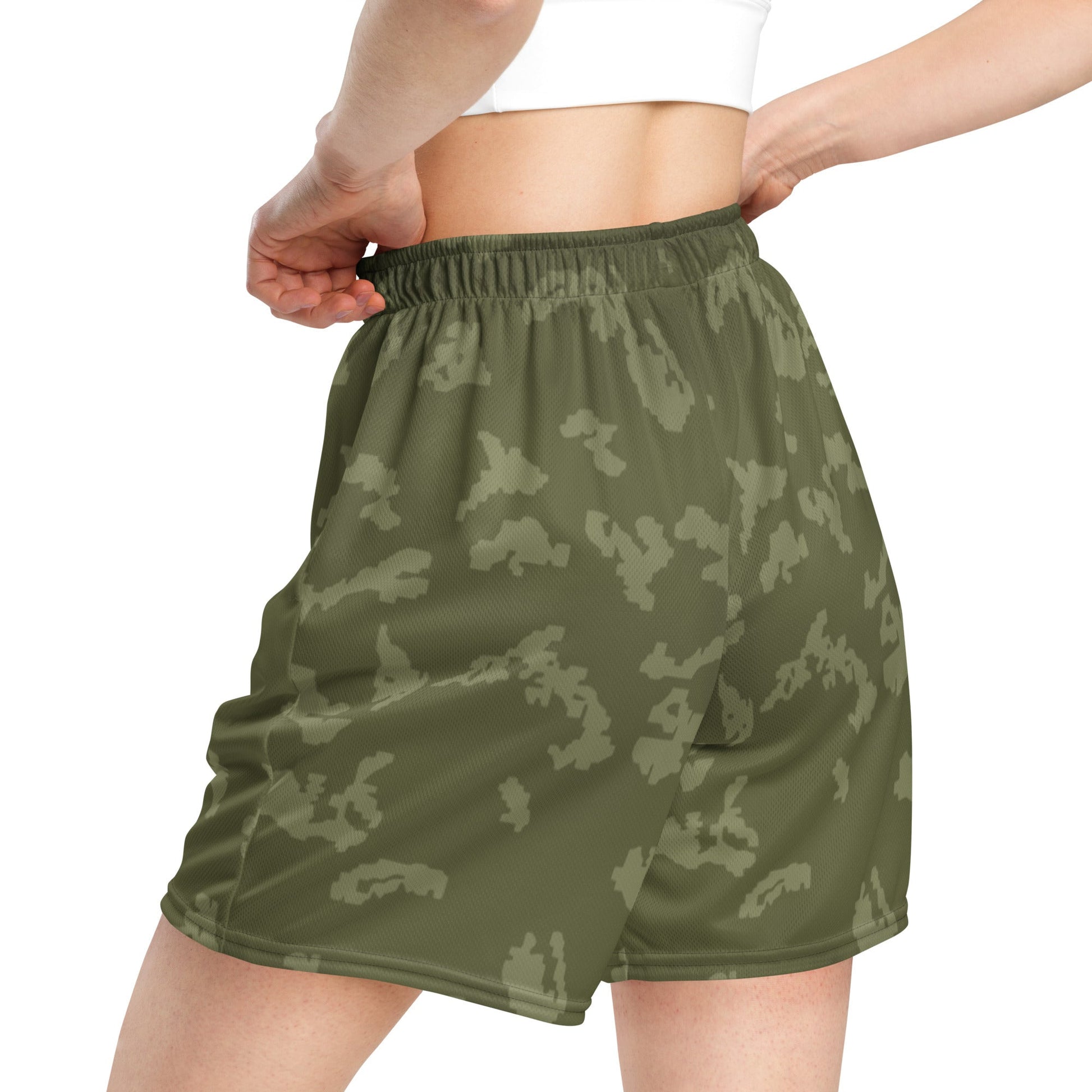Russian KLMK Sunray Olive Drab CAMO Unisex Mesh Shorts