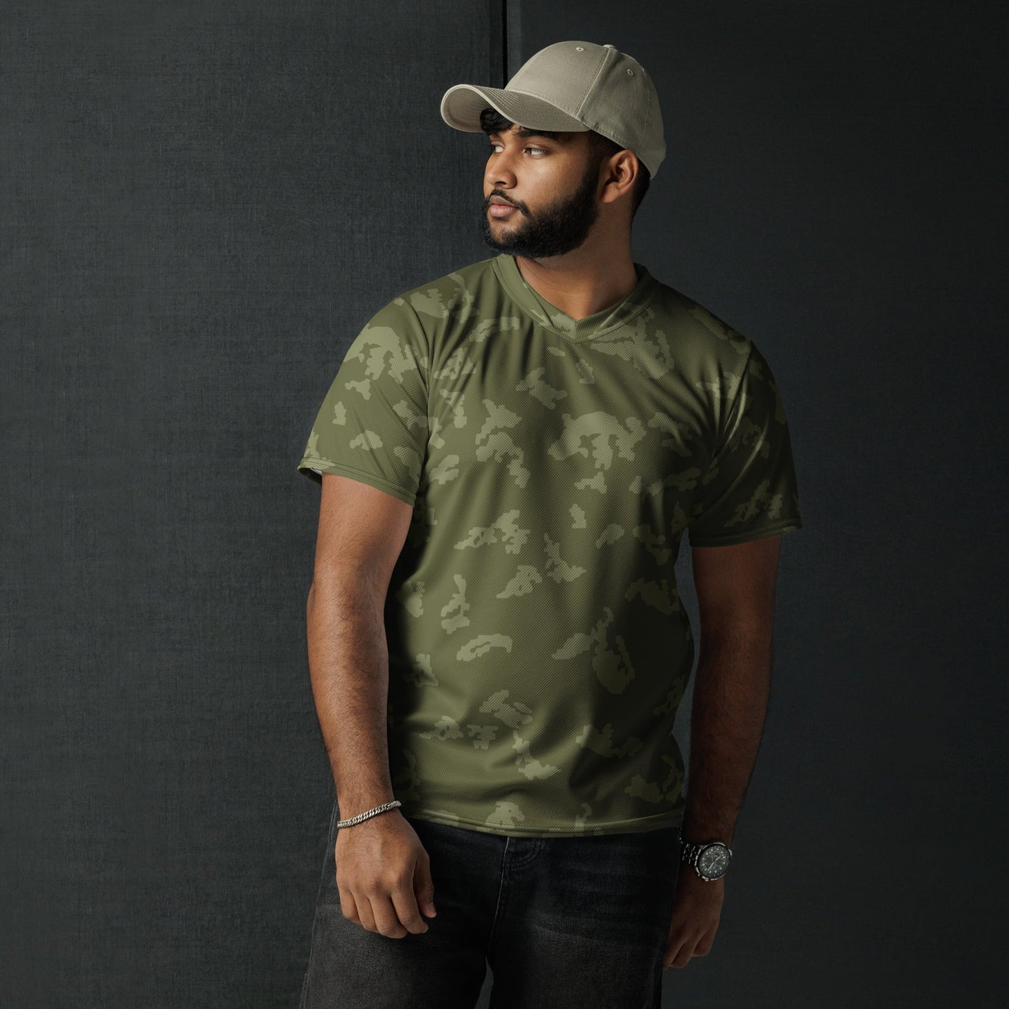 Russian KLMK Sunray Olive Drab CAMO unisex sports jersey Sports Jerseys