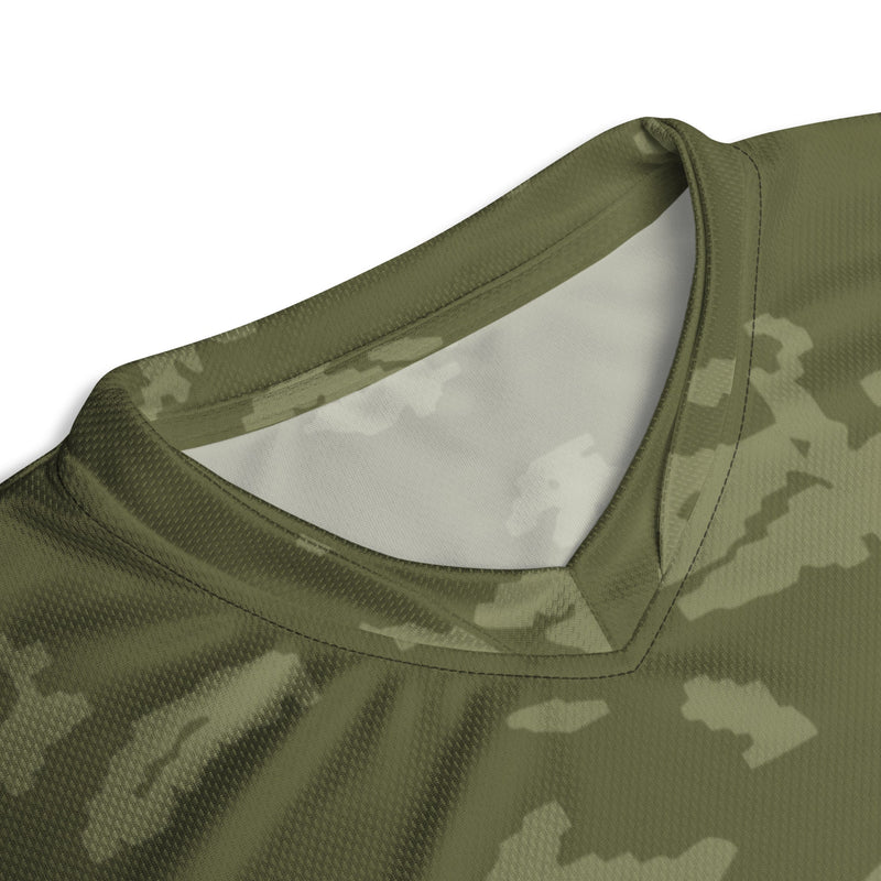 KLMK Sunray Olive Drab CAMO Unisex Sports Jersey