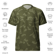 KLMK Sunray Olive Drab CAMO Unisex Sports Jersey