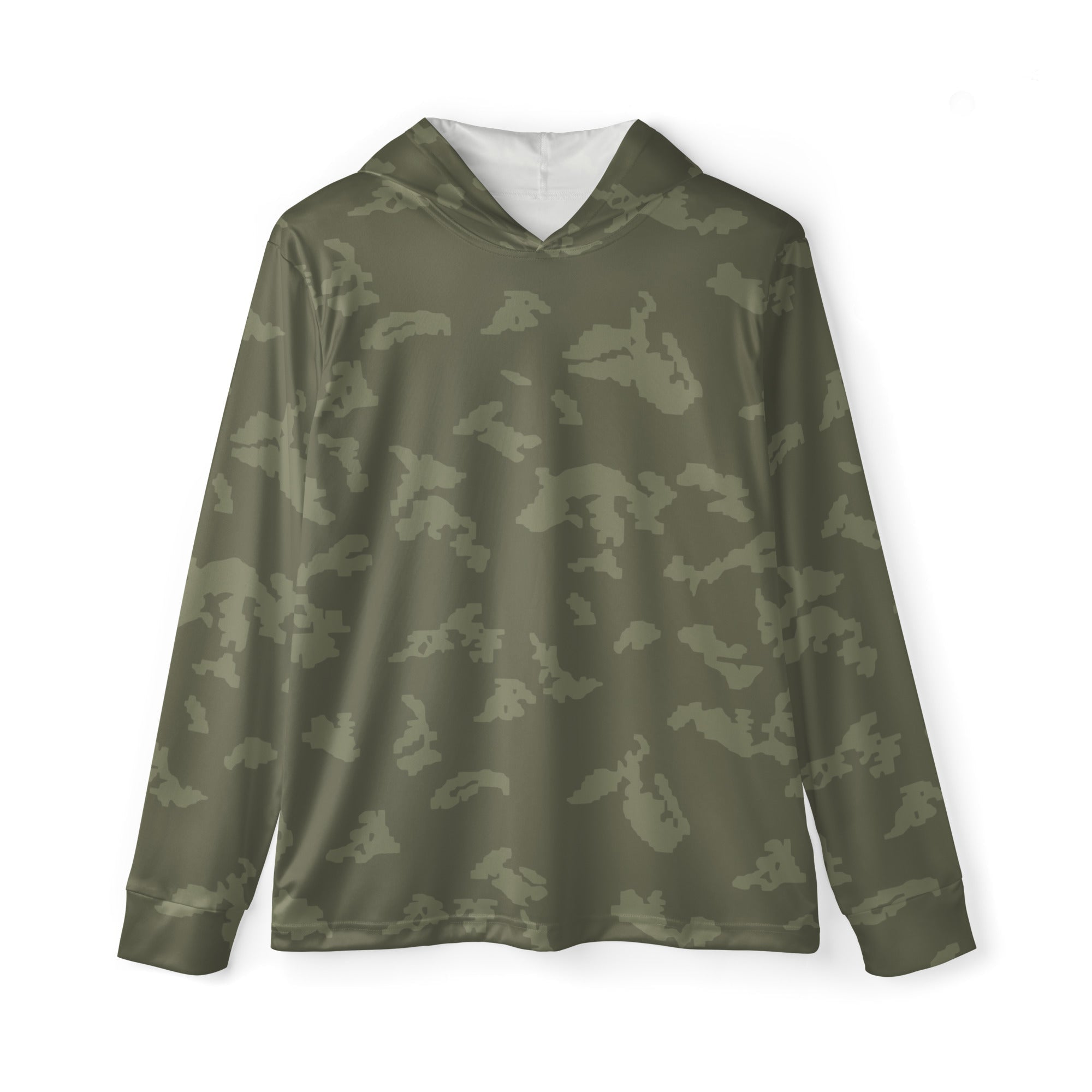 CAMO HQ - KLMK Sunray Olive Drab CAMO Unisex Sports Warmup Hoodie