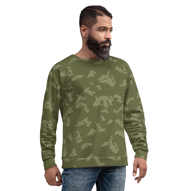 KLMK Sunray Olive Drab CAMO Unisex Sweatshirt