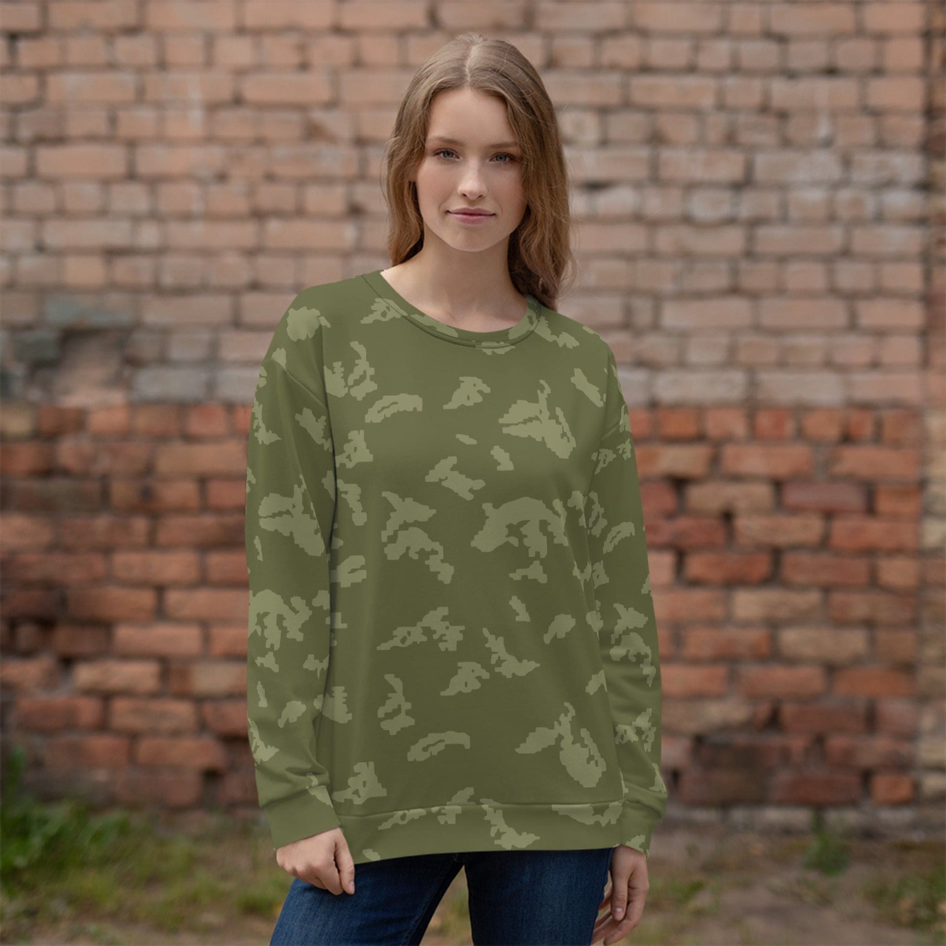 Russian KLMK Sunray Olive Drab CAMO Unisex Sweatshirt