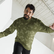 KLMK Sunray Olive Drab CAMO Unisex Sweatshirt