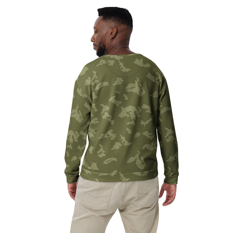 KLMK Sunray Olive Drab CAMO Unisex Sweatshirt