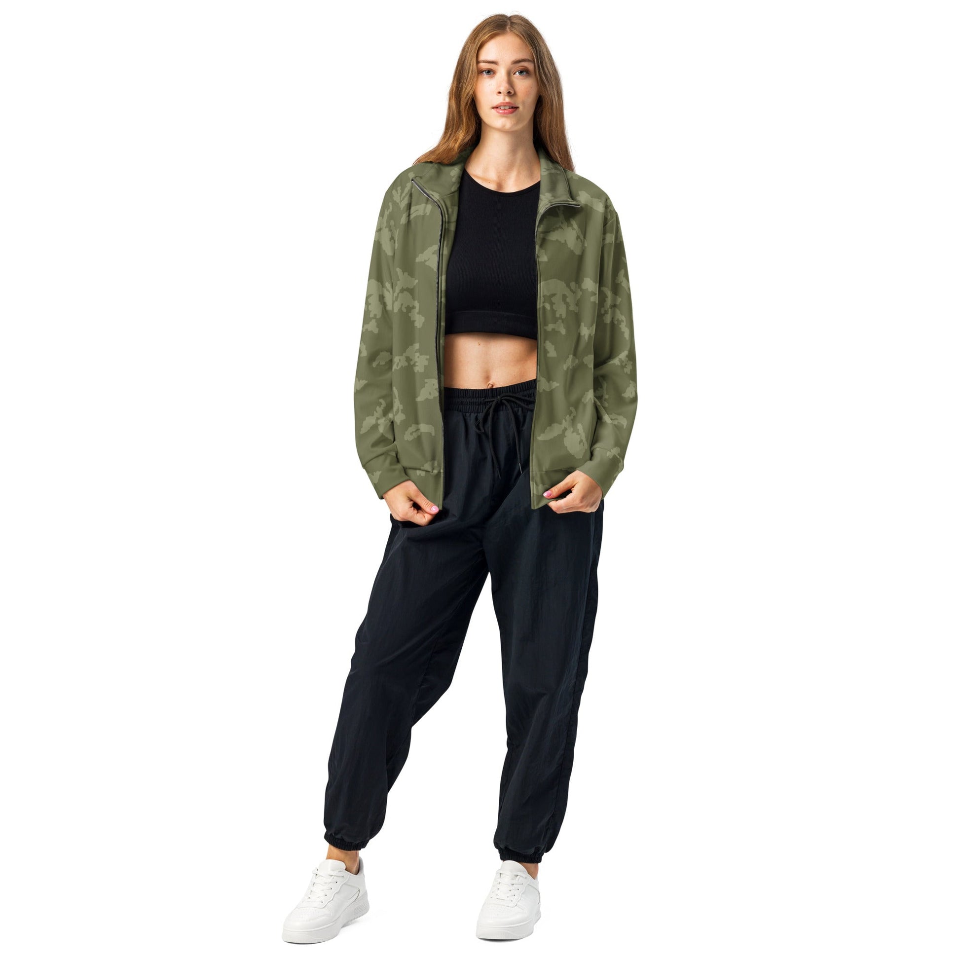 Russian KLMK Sunray Olive Drab CAMO Unisex Track Jacket