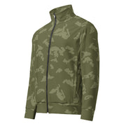 KLMK Sunray Olive Drab CAMO Unisex Track Jacket