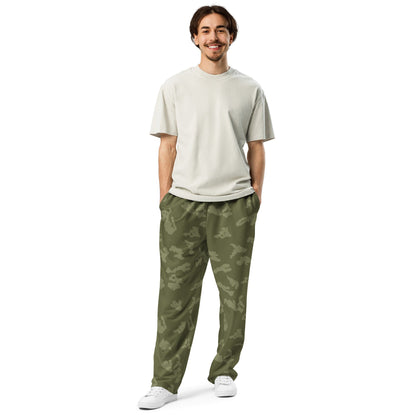 Russian KLMK Sunray Olive Drab CAMO Unisex Wide-Leg Joggers