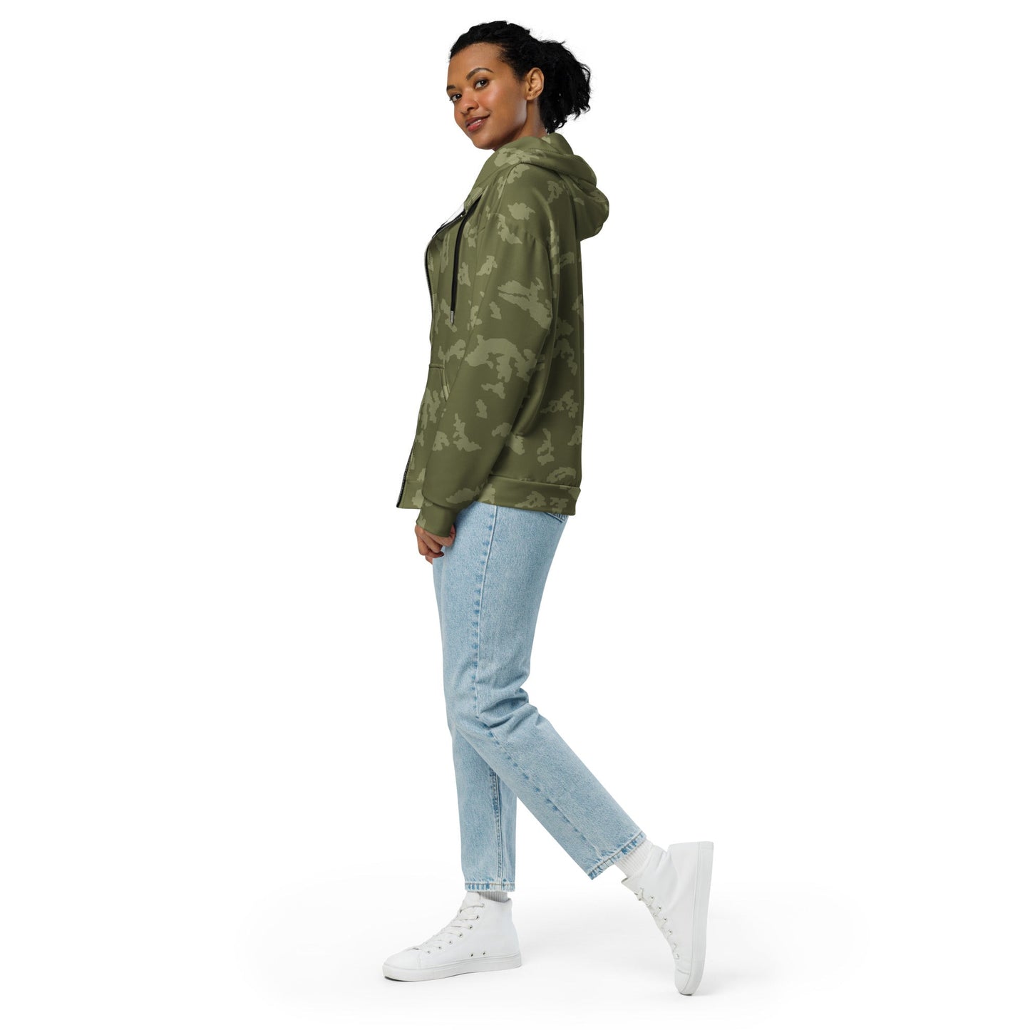 Russian KLMK Sunray Olive Drab CAMO Unisex Zip Hoodie