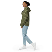 KLMK Sunray Olive Drab CAMO Unisex Zip Hoodie