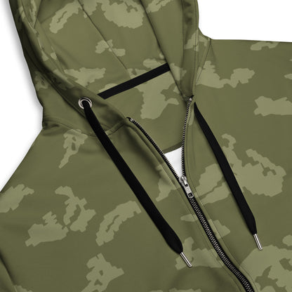 Russian KLMK Sunray Olive Drab CAMO Unisex Zip Hoodie