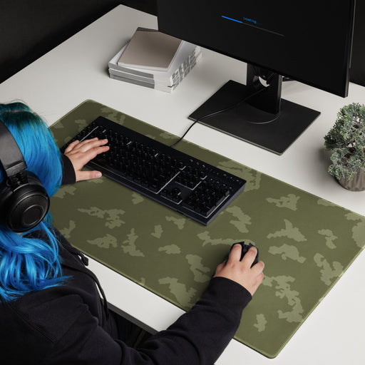 KLMK Sunray Olive Drab CAMO Universal Large Desk Pad
