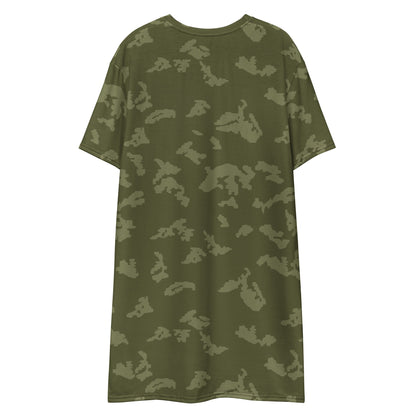 Russian KLMK Sunray Olive Drab CAMO Womens T-Shirt Dress