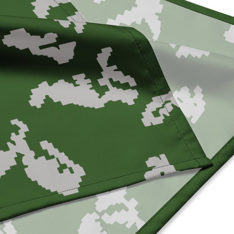 KLMK Sunray Silver Leaf CAMO Bandana - Head