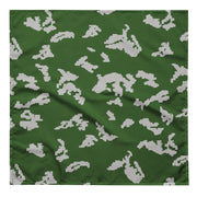 KLMK Sunray Silver Leaf CAMO Bandana - L - Head