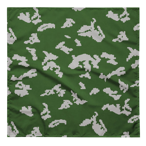 KLMK Sunray Silver Leaf CAMO Bandana - L - Head