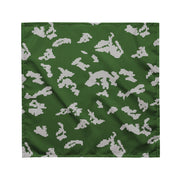 KLMK Sunray Silver Leaf CAMO Bandana - M - Head