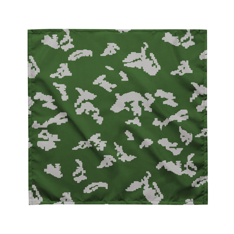KLMK Sunray Silver Leaf CAMO Bandana - M - Head