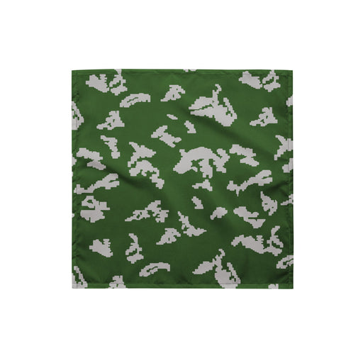 KLMK Sunray Silver Leaf CAMO Bandana - S - Head