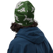 KLMK Sunray Silver Leaf CAMO Beanie - Head
