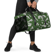 KLMK Sunray Silver Leaf CAMO Duffle Bag