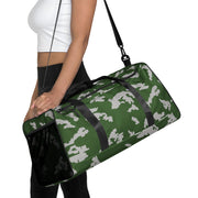 KLMK Sunray Silver Leaf CAMO Duffle Bag