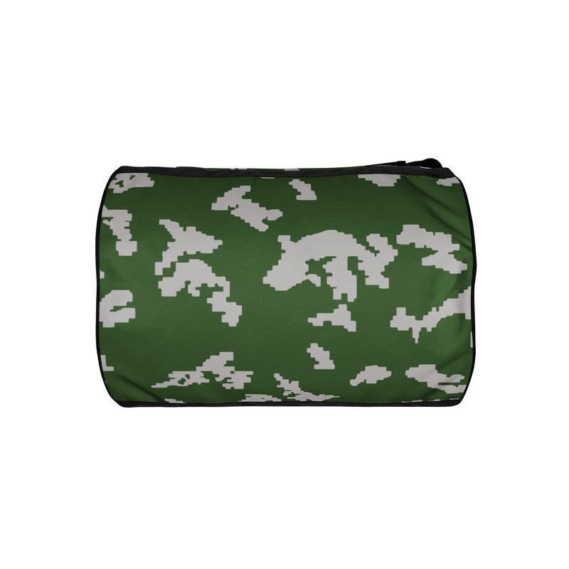 KLMK Sunray Silver Leaf CAMO Gym Bag
