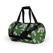 KLMK Sunray Silver Leaf CAMO Gym Bag