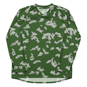 KLMK Sunray Silver Leaf CAMO Unisex Hockey Fan Jersey