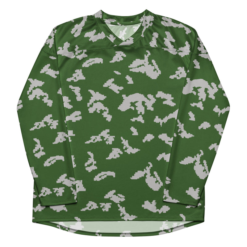 KLMK Sunray Silver Leaf CAMO Unisex Hockey Fan Jersey