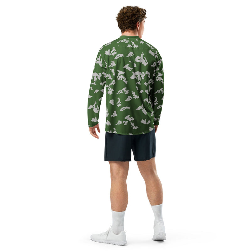 KLMK Sunray Silver Leaf CAMO Unisex Hockey Fan Jersey