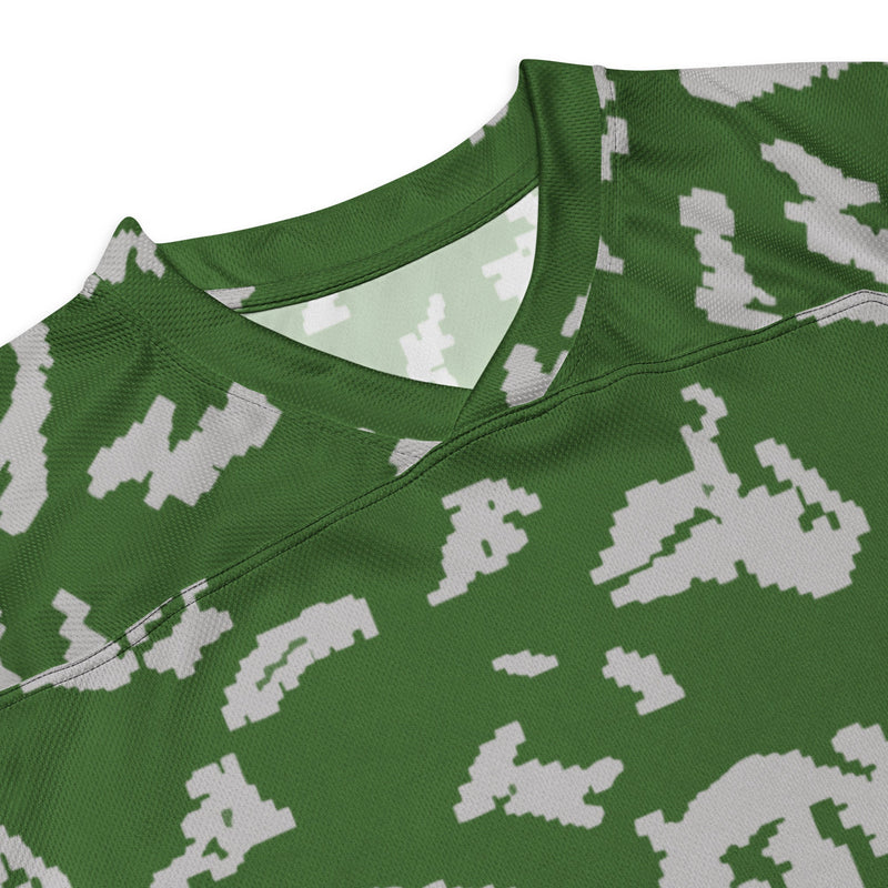 KLMK Sunray Silver Leaf CAMO Unisex Hockey Fan Jersey
