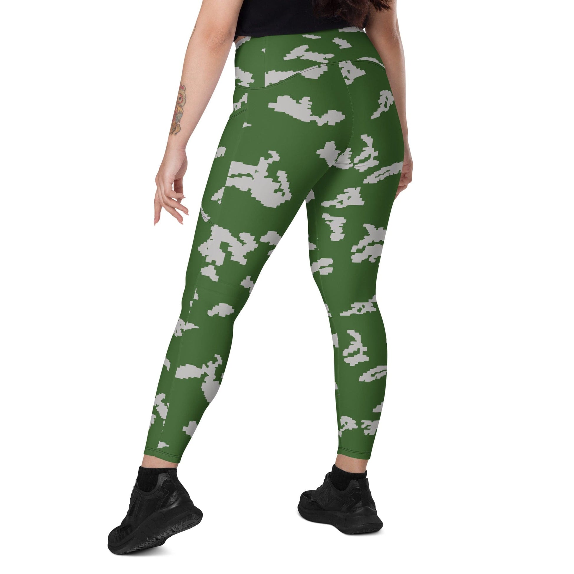 Russian KLMK Sunray Serebryanyi CAMO Leggings with pockets - Womens With Pockets