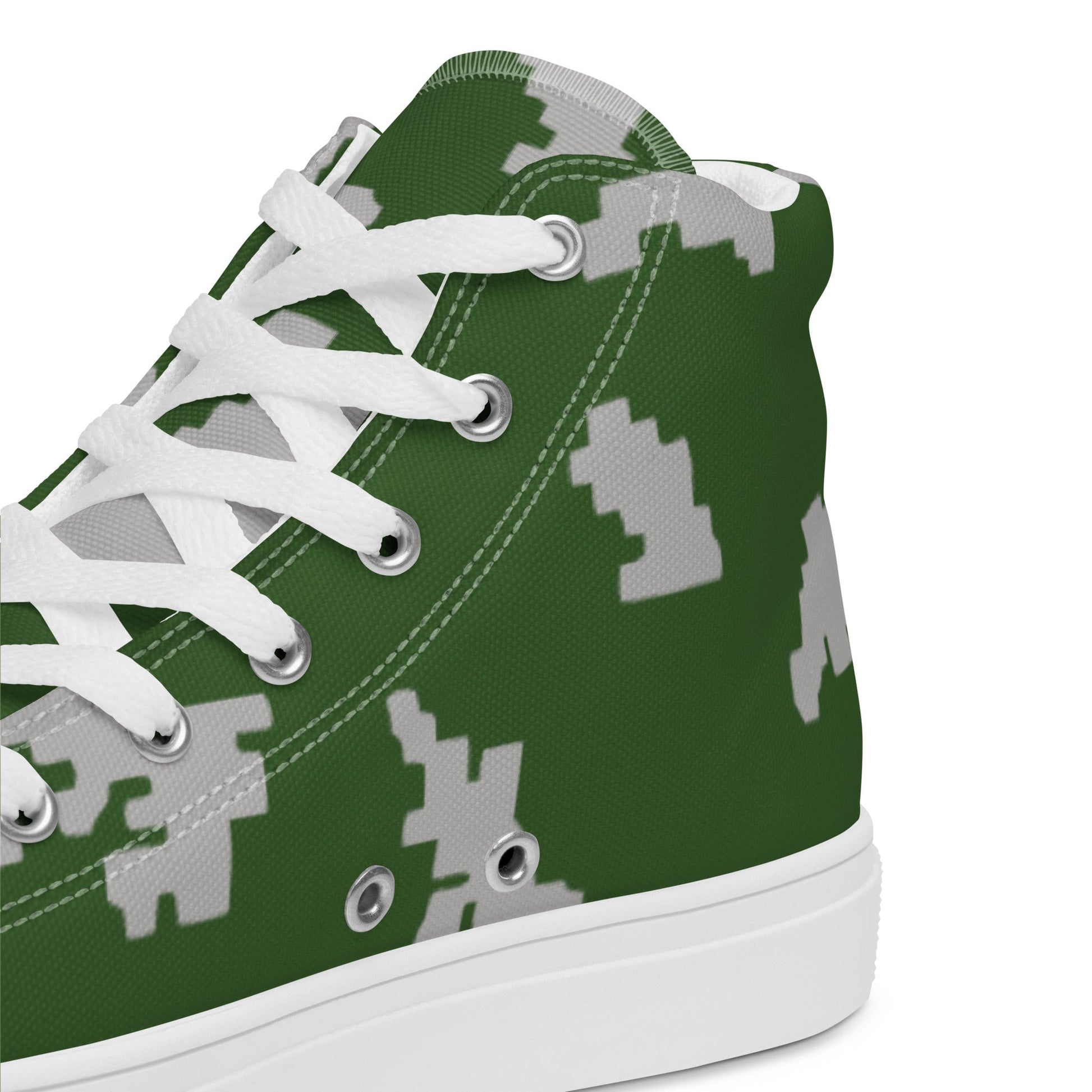 Russian KLMK Sunray Serebryanyi CAMO Mens High-Top Canvas Shoes
