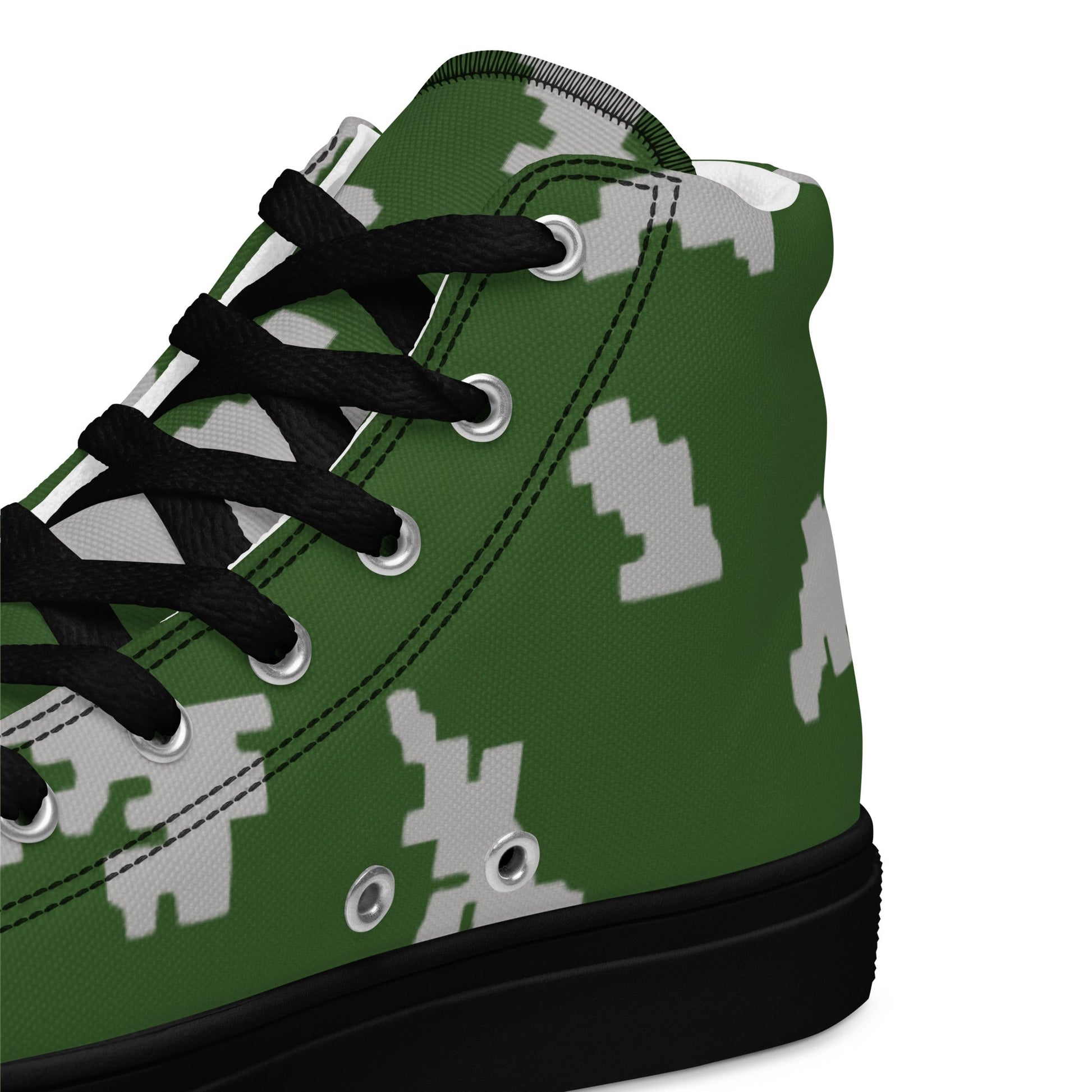 Russian KLMK Sunray Serebryanyi CAMO Mens High-Top Canvas Shoes