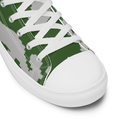Russian KLMK Sunray Serebryanyi CAMO Mens High-Top Canvas Shoes