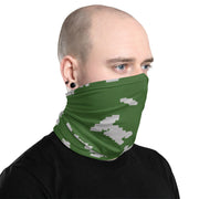 KLMK Sunray Silver Leaf CAMO Neck Gaiter - Head