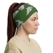 KLMK Sunray Silver Leaf CAMO Neck Gaiter - Head
