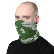 KLMK Sunray Silver Leaf CAMO Neck Gaiter - Head