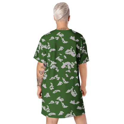 Russian KLMK Sunray Serebryanyi CAMO T-shirt dress - Womens T-Shirt Dress