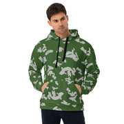 KLMK Sunray Silver Leaf CAMO Unisex Hoodie - 2XS