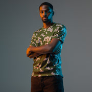 KLMK Sunray Silver Leaf CAMO Unisex Sports Jersey
