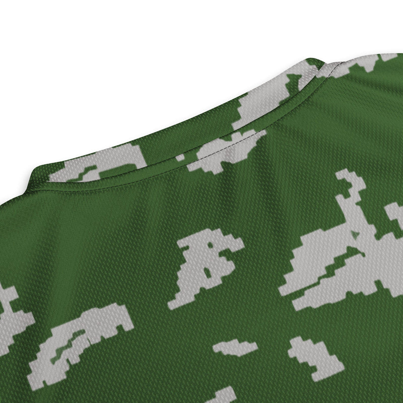 KLMK Sunray Silver Leaf CAMO Unisex Sports Jersey