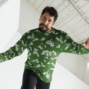 KLMK Sunray Silver Leaf CAMO Unisex Sweatshirt