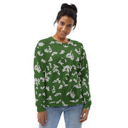KLMK Sunray Silver Leaf CAMO Unisex Sweatshirt