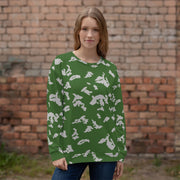 KLMK Sunray Silver Leaf CAMO Unisex Sweatshirt