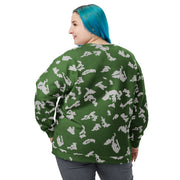 KLMK Sunray Silver Leaf CAMO Unisex Sweatshirt