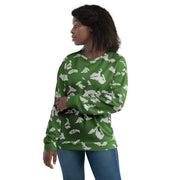 KLMK Sunray Silver Leaf CAMO Unisex Sweatshirt