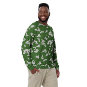 KLMK Sunray Silver Leaf CAMO Unisex Sweatshirt