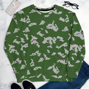 KLMK Sunray Silver Leaf CAMO Unisex Sweatshirt